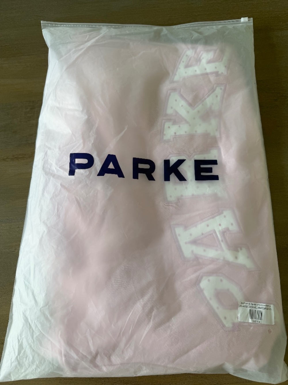 PARKE Polka Dot Varsity Mockneck